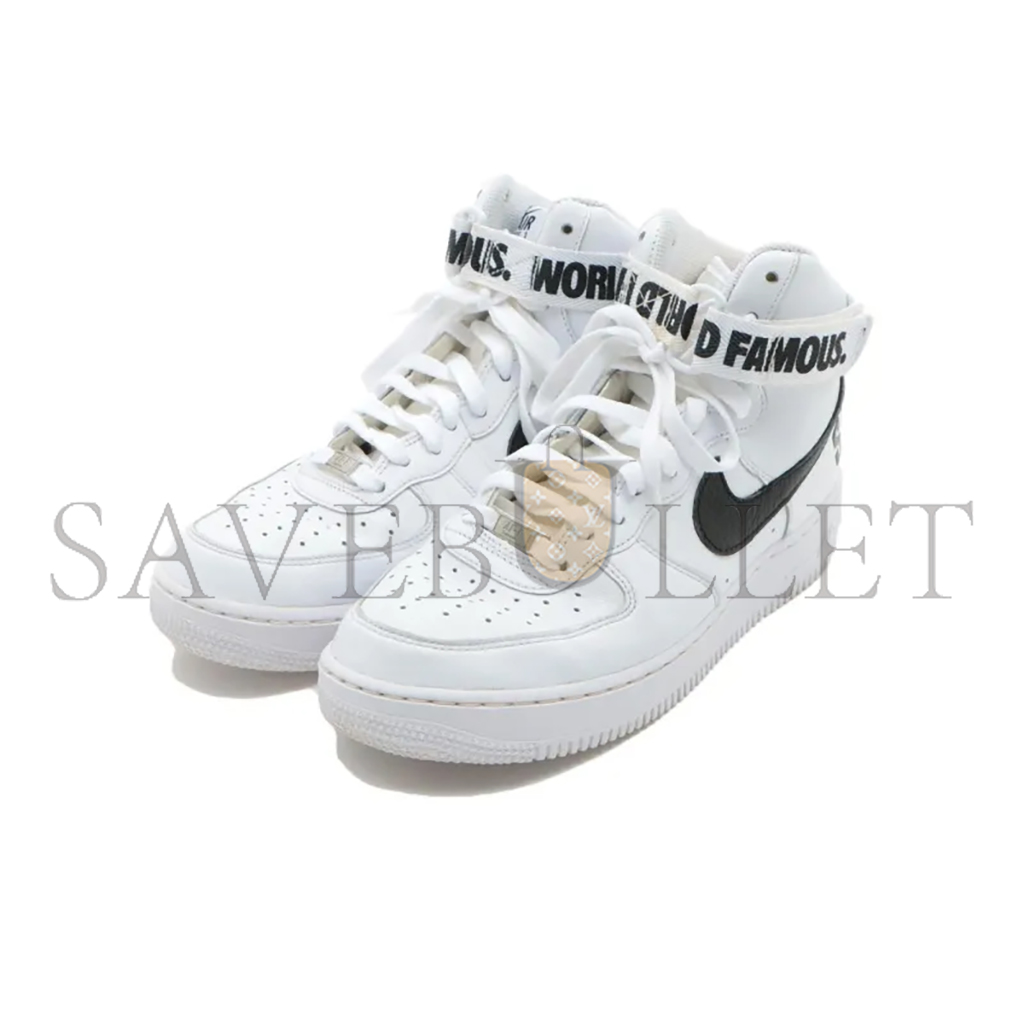 NIKE AIR FORCE 1 HIGH SUPREME WORLD FAMOUS WHITE 698696-100